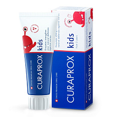Curaprox Kids 950 зубная паста детская с 2 лет 60мл клубника