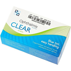 Офтальмикс Баттерфляй Clear Контактные линзы плановой замены  /-4,00/ N4 blue tint