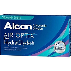 Линзы контактные AIR OPTIX PLUS HYDRAGLYDE /-1,50/ N6 ALCON