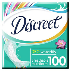Discreet Прокладки ежедневные Део водная лилия мультиформ N100