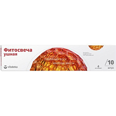 Vitateka Фитосвечи ушные классические N10
