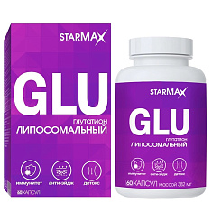 Starmax Глутатион липосомальный капсулы 382мг N60