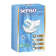 Senso Med Подгузники-трусы для взрослых одноразовые Standart р.L N10