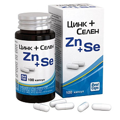 Цинк + селен ZN+SE капсулы 315мг N100 Реалкапс