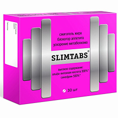 Витамир slimtabs Синефрин и альфа-липоевая кислота таблетки 580мг N30