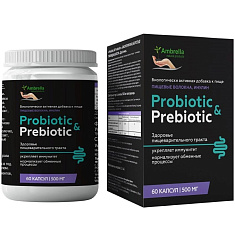 Ambrella Probiotic Prebiotic капсулы 500мг N60