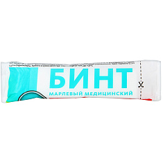 Бинт стерильный 7мх10 см высокой плотности Клинса