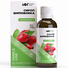 Авс Хэлси Фуд Сироп шиповника с витамином С 250мл