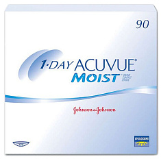 Линзы контактные Acuvue 1day Moist №90 /-4,50/