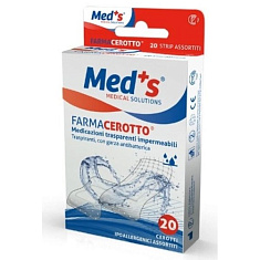 Farmacerotto trasparente impermeabile Пластыри фиксирующие водонепроницаемые прозрачные 19x72мм N20