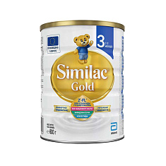 Симилак Gold 3 сухой молочный напиток детское молочко 800г