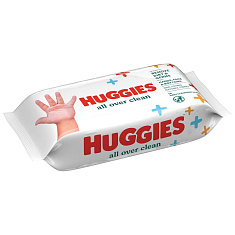 Huggies Влажные салфетки All Over Clean N56