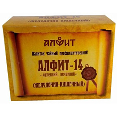 Алфит-14 для сердечно-сосудистой системы утренний/вечерний 120г брикет