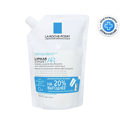 La Roche Posay Липикар Синдет АП+ Крем-гель очищающий для лица и тела для сухой и атопичной кожи сменный блок 400мл