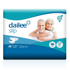 Dailee Super Подгузники для взрослых для людей с тяжелой степенью недержания M N30