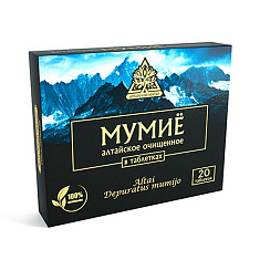 Алтайский нектар Мумие таблетки 0,2г N20