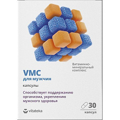 Витатека Витаминно-минеральный комплекс VMC для мужчин капсулы 0,75 г №30