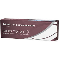 Линзы контактные ALCON DAILIES TOTAL однодневные водоградиентные -8,00 N30