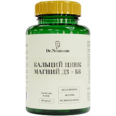Dr Neumann Кальций Цинк Магний Д3+В6 капсулы 600мг N90