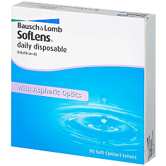Линзы контактные Bausch+ Lomb Soflens daily disposable однодневные /-5.25/ N90