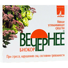 Вечернее Биокор таблетки 0,18г N30