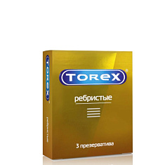 Torex презервативы ребристые №3