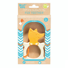 Roxy-Kids Массажер для десен Fox Teether 3+ бежевый