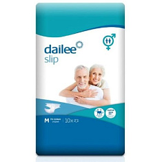 Dailee Super Подгузники для взрослых для людей с тяжелой степенью недержания M N10