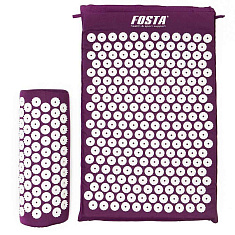 Аппликатор акупунктурный коврик массажный + валик Fosta F0107