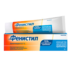 Фенистил гель для наружн применения 0,1% 30г N1 туба