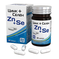 Цинк + селен ZN+SE капсулы 315мг N30 Реалкапс