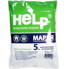 Марля медицинская нестерильная 90см х5м Help