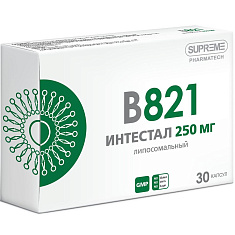 В821 Интестал капсулы 548мг №30 Supreme Pharmatech