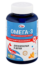 Salmoniсa Омега-3 из дикого камчатского лосося для взрослых и детей капсулы 1000мг N160