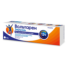 Вольтарен Эмульгель гель д/наружн прим 2% 50г N1 туба