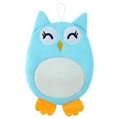Roxy-Kids Махровая мочалка-рукавичка Baby Owl 0+