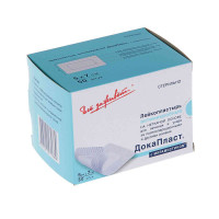 Лейкопластырь ДокаПласт антимикробный с мирамистином 5х7 см N50