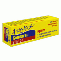 Коллаген Ультра крем с гидролизатом коллагена и глюкозамином 75мл туба