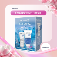 Noreva Акварева Набор Увлажнение и сияние (крем для лица 40мл + скарб для лица 75мл)