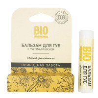 Биозон Сделано пчелой Бальзам для губ натуральный с пчелиным воском и маслом ромашки 4,25г