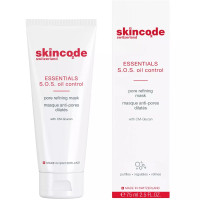 Skincode Essentials SOS Oil Control Очищающая маска с эффектом сужения пор, 75 мл