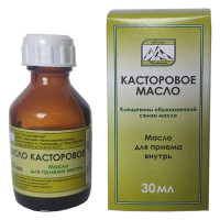 Касторовое масло для приема внутрь 30 мл Флора Кавказа