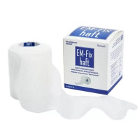 EM-FIX HAFT бинт медицинский эластичный самофиксирующийся 6смх4м белый