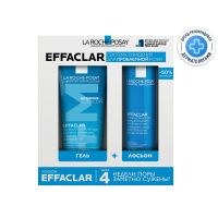La Roche Posay Эфаклар Лосьон сужающий поры 200мл+Очищающий гель 200мл