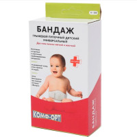 Бандаж грыжевой пупочный детский универсальный К-300 Комф-Орт