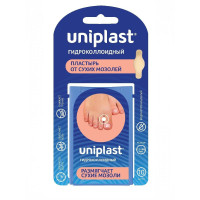 Унипласт пластырь гидроколлоидный от сухих мозолей 17х48мм N10