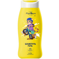 Fliptopia baby Шампунь-гель 2в1 детский фруктовый бабл гам 250мл