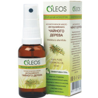 Oleos Масло австралийского Чайного дерева природный антисептик 30мл флакон-капельница