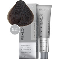 Revlon Краска для волос Revlonissimo Colorsmetique Холодные оттенки 5.12 Светло-коричневый пепельный -переливающийся 60мл
