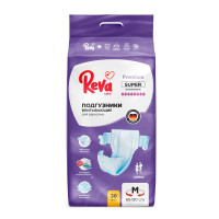 Reva Care Super подгузники на липучках для взрослых размер M N30